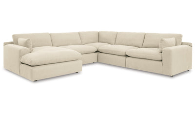 Elyza L-Shaped Sectional Sofa with Chaise