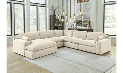 Elyza L-Shaped Sectional Sofa with Chaise