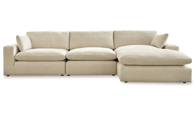 Elyza L-Shaped Sectional Sofa with Chaise