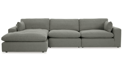 Elyza L-Shaped Sectional Sofa with Chaise