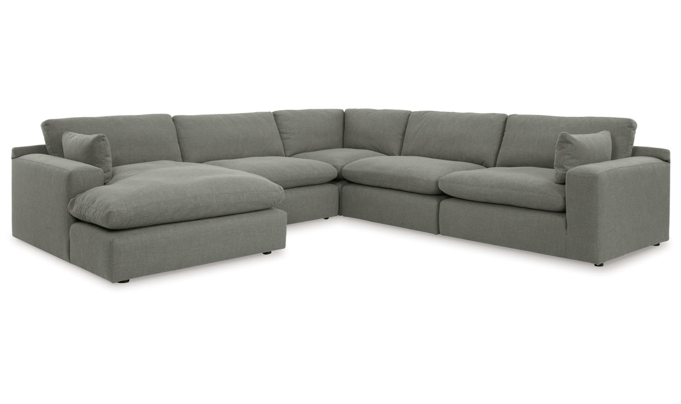 Elyza L-Shaped Sectional Sofa with Chaise