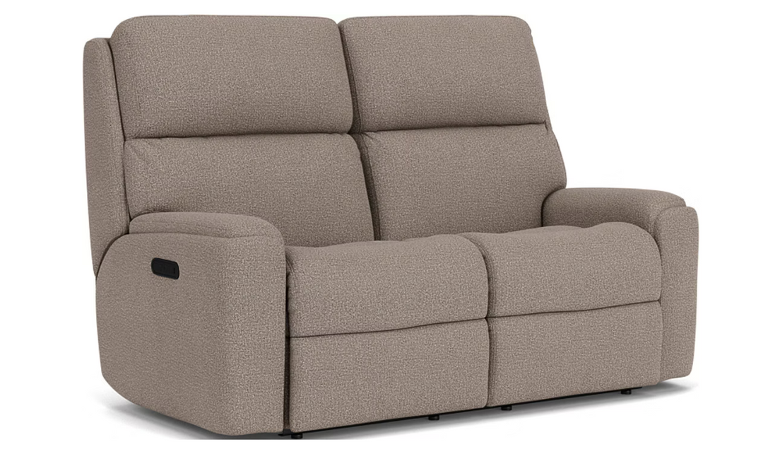 Flexsteel Rio Power Reclining Living Room Set with Power Headrests