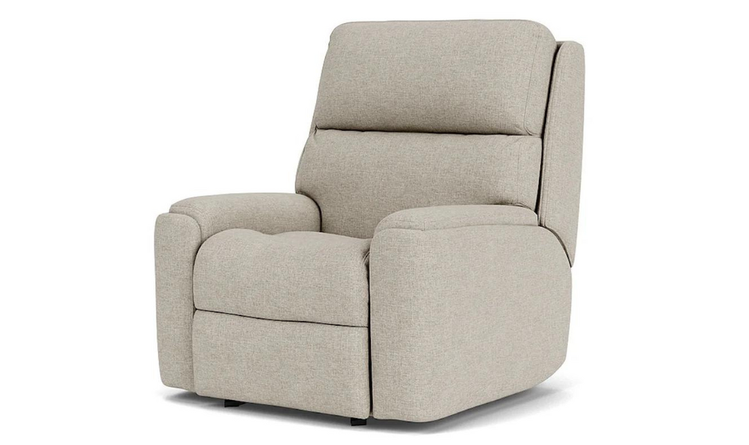 Rio Power Rocking Recliner Fabric Chair with Power Headrest