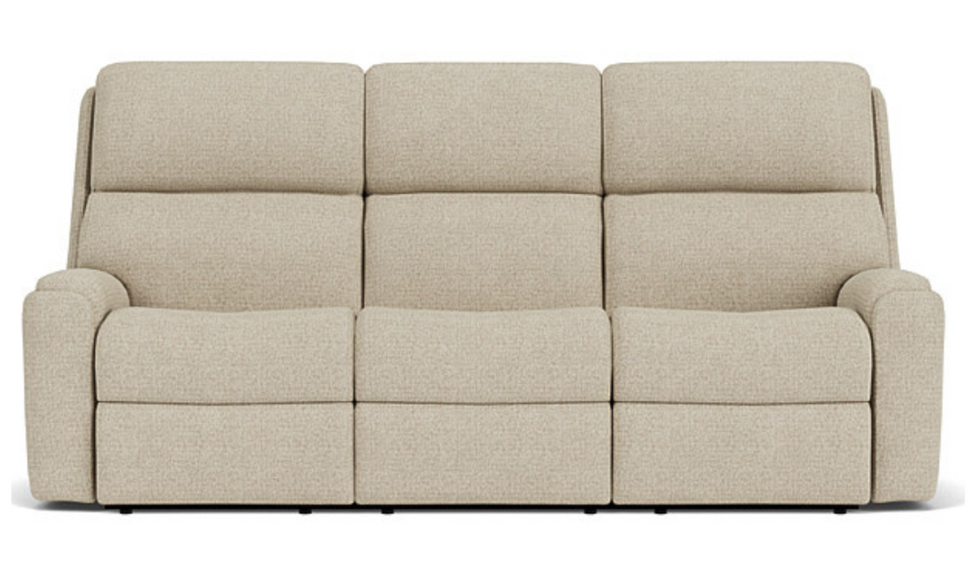 Flexsteel Rio Power Reclining Sofa with Power Headrests