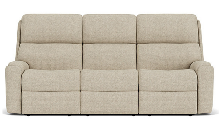 Flexsteel Rio Power Reclining Sofa with Power Headrests