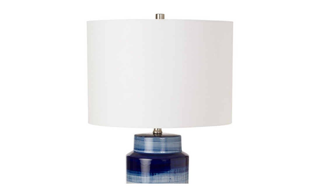 Felicity 30" Navy Ceramic Table Lamp (Set of 2)