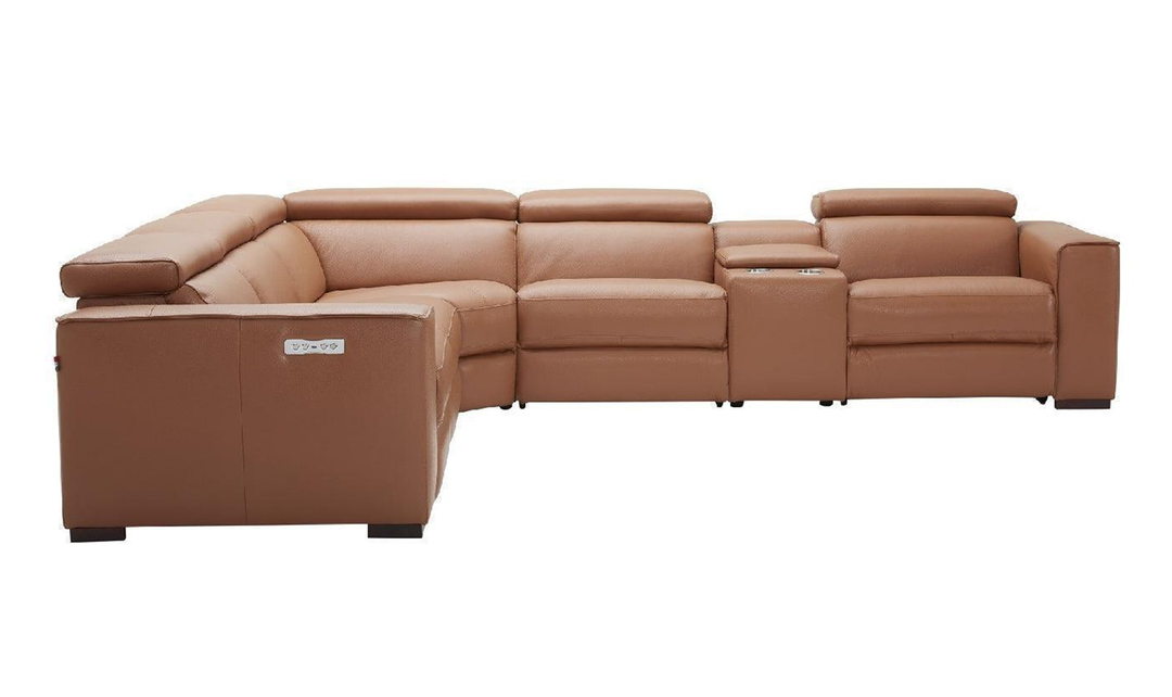 Incanto Leather Motion Sectional