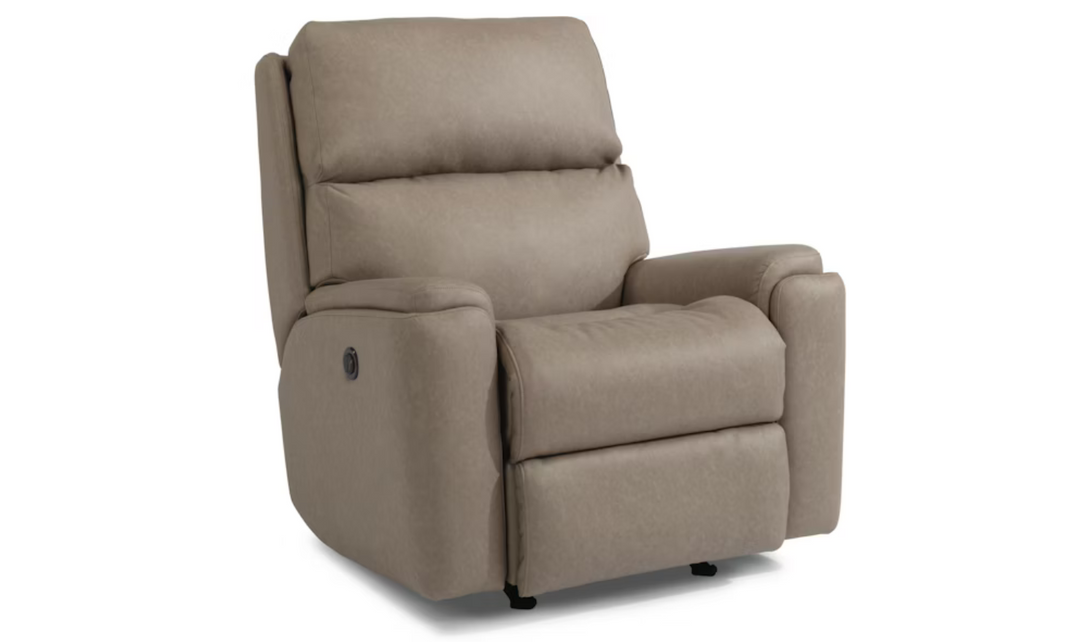 Rio Power Rocking Recliner Fabric Chair with Power Headrest