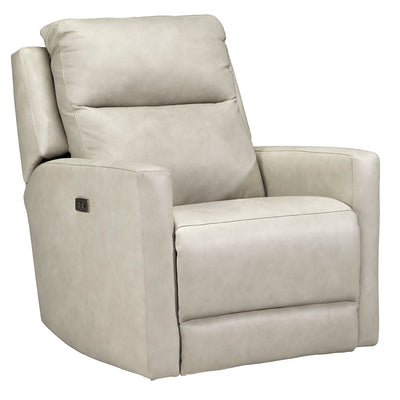 Bennett Swivel Rocker Recliner in White