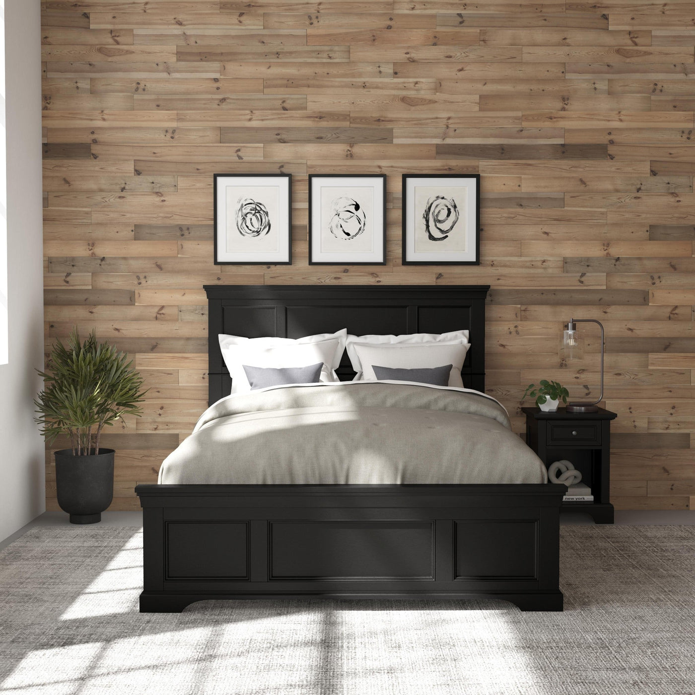 Ashford Queen Bed and Nightstand by homestyles