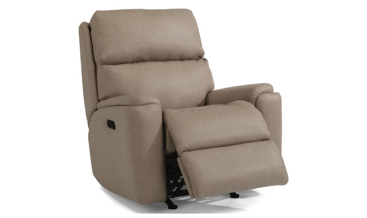 Rio Power Rocking Recliner Fabric Chair with Power Headrest