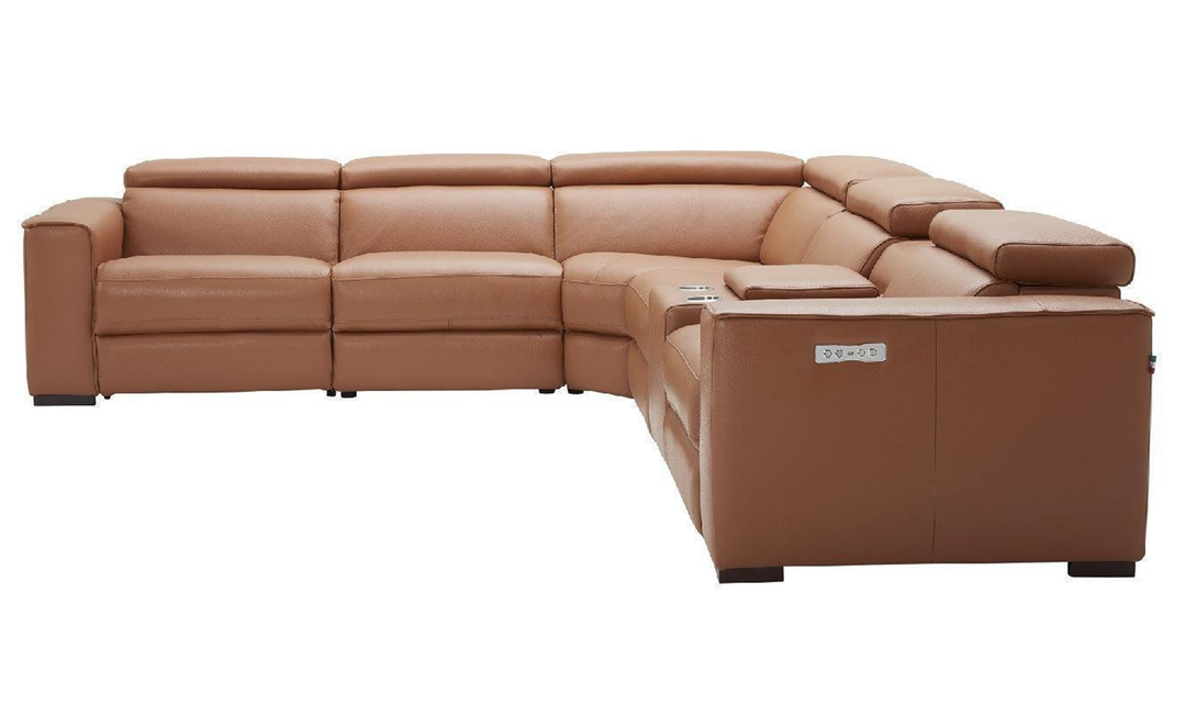 Incanto Leather Motion Sectional