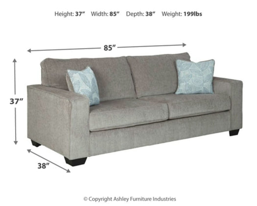 Altari Sleeper Sofa Bed With High-Resiliency Foam Cushions