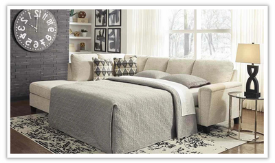 Abinger L-shaped Fabric Sleeper Sectional Sofa