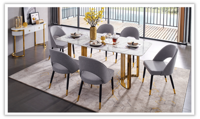 ESF Italia Adelaide 8 Seater Rectangle Dining Room Set