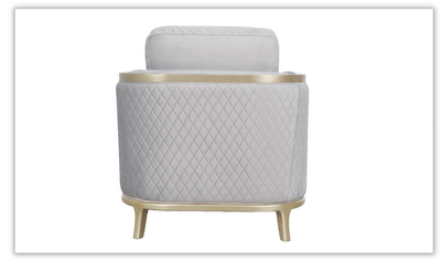 Adele Beige Chair with Accent Pillow