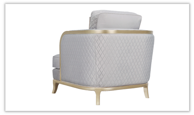 Adele Beige Chair with Accent Pillow