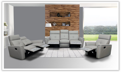 Adonis Leather Recliner Living Room Set