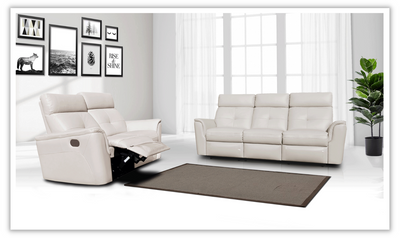 Adonis Leather Recliner Living Room Set