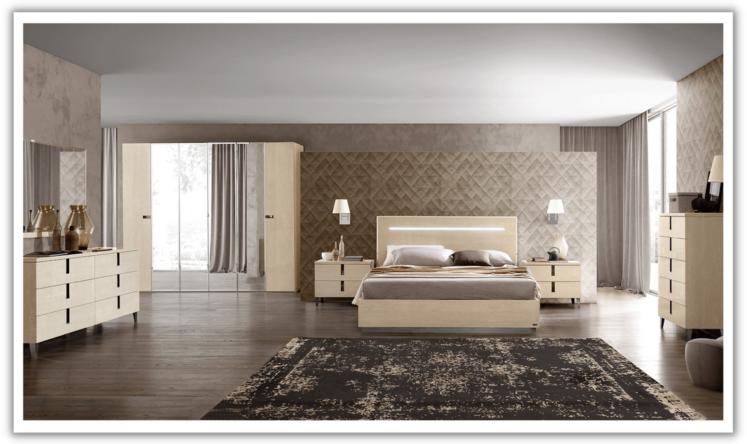 ESF Furniture Ambra Panel Bedroom Set