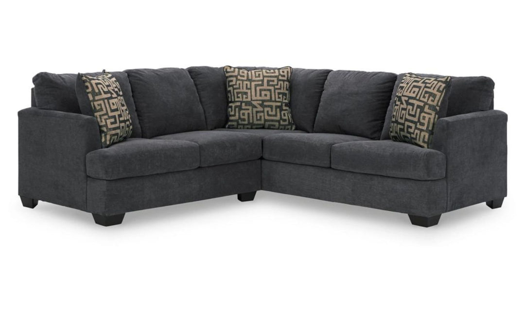 Ambrielle L-Shape Sectional Sofa With Polyester Upholstery