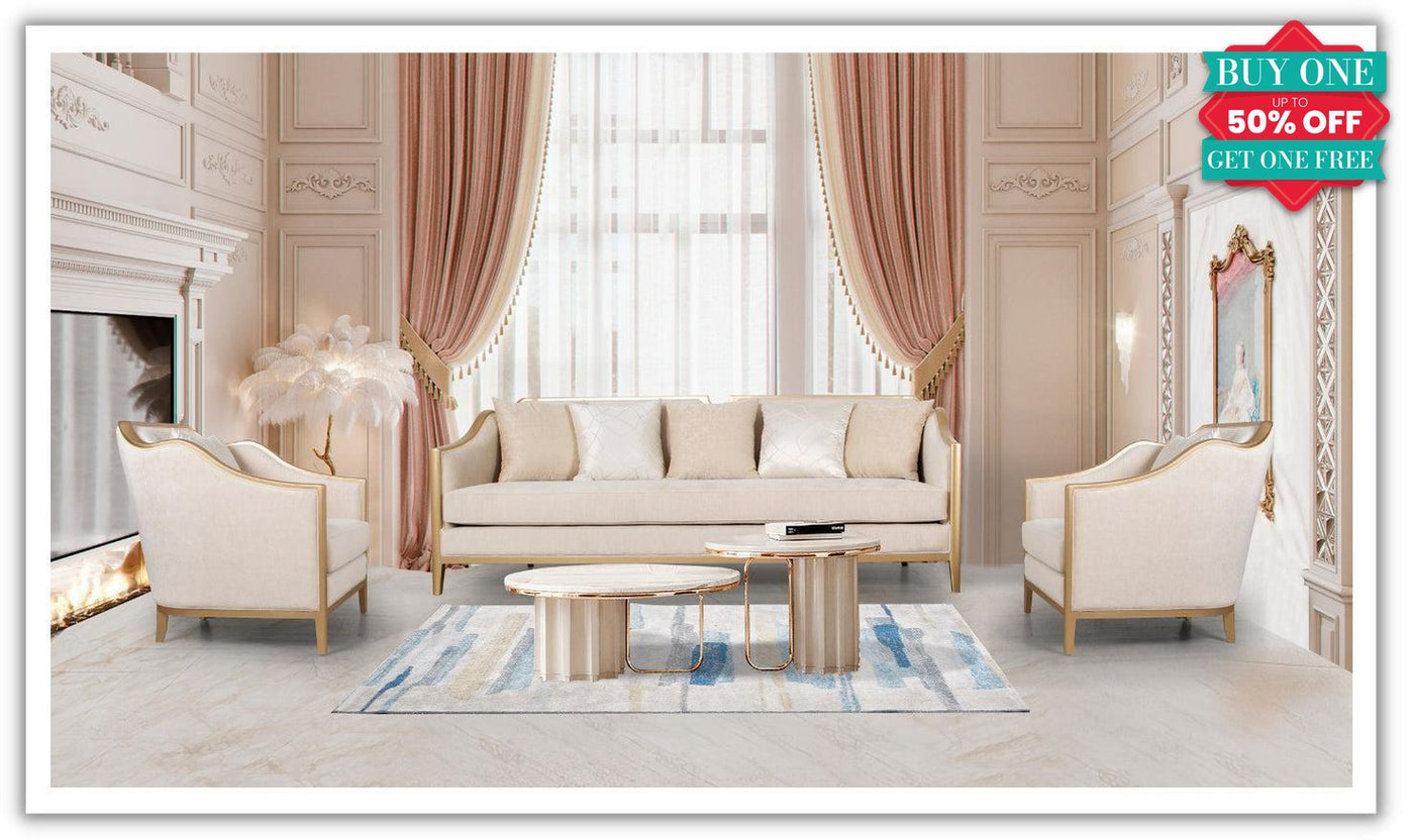 Angelina 2 Pieces Living Room Set