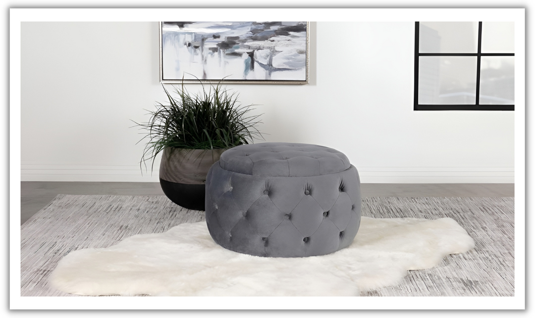 Angelina Storage Ottoman-Leahyco