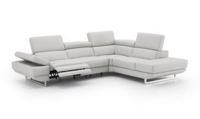 Annalaise Leather 5-Seater Recliner Sectional Sofa