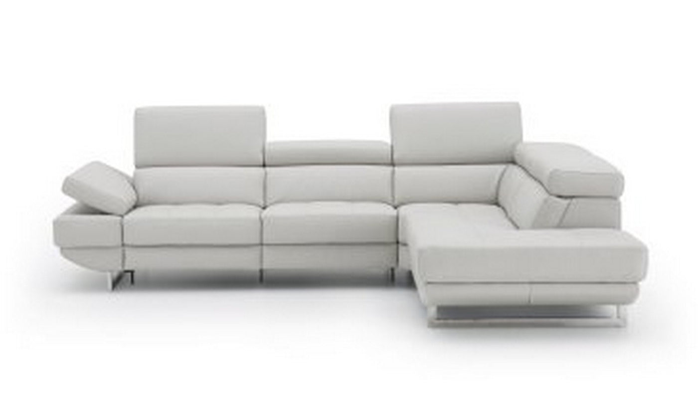 Annalaise Leather 5-Seater Recliner Sectional Sofa