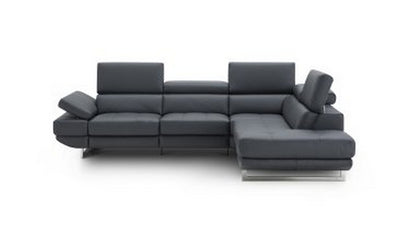 Annalaise Leather 5-Seater Recliner Sectional Sofa