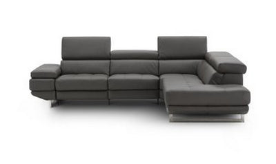 Annalaise Leather 5-Seater Recliner Sectional Sofa