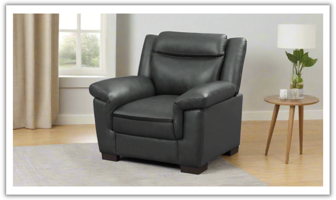 Arabella Leather Chair-Leahyco