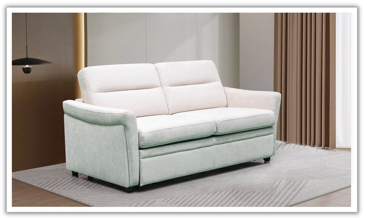 Isabella Modern High performance fabric Sleeper Sofa in Beige