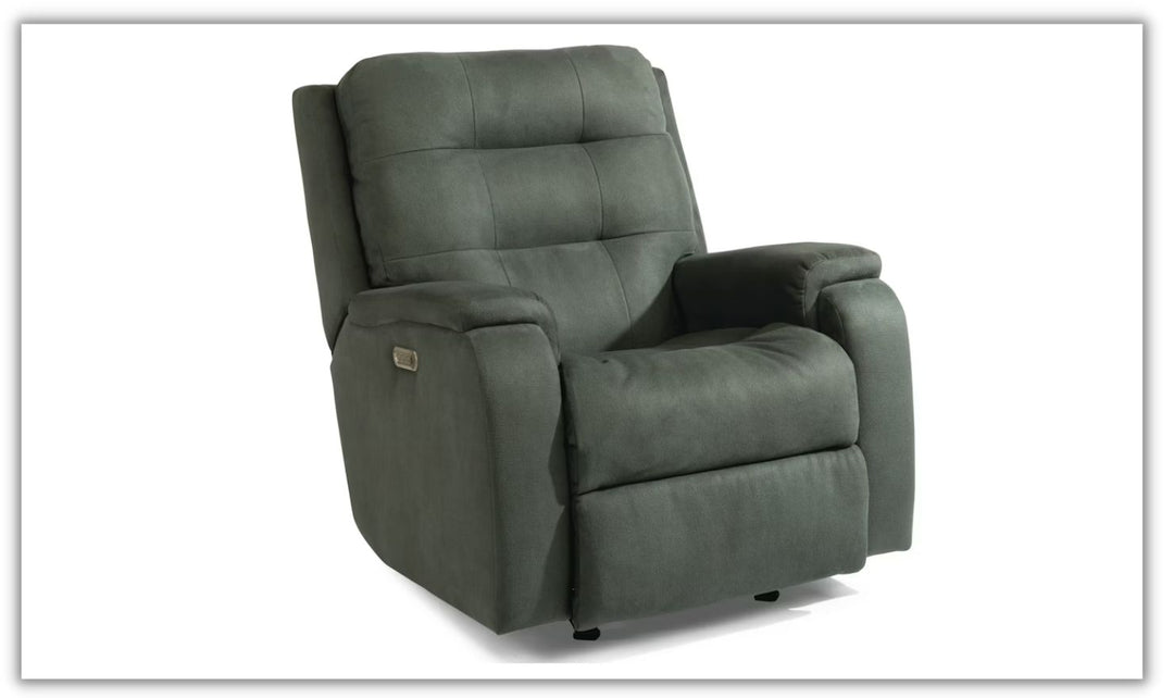 Flexsteel Arlo Power Recliner Chair with Power Headrest