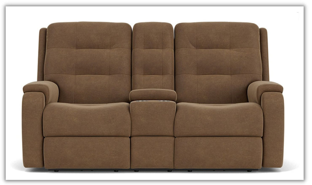 Arlo Power Reclining Loveseat with Power Headrests