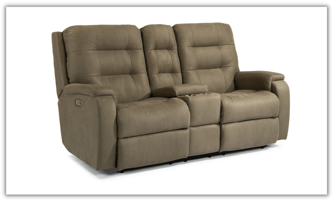 Arlo Power Reclining Loveseat with Power Headrests