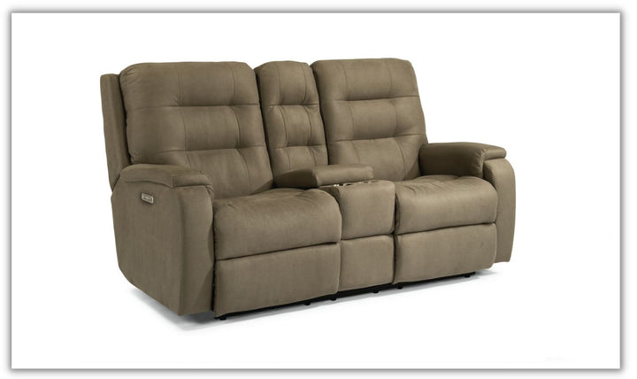 Arlo Power Reclining Loveseat with Power Headrests