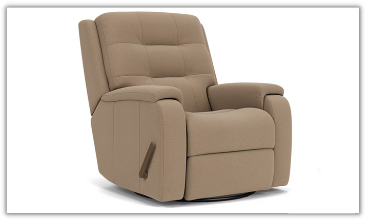 Flexsteel Arlo Swivel Gliding Recliner With USB-A Charging Port