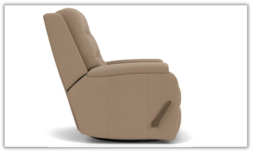 Flexsteel Arlo Swivel Gliding Recliner With USB-A Charging Port