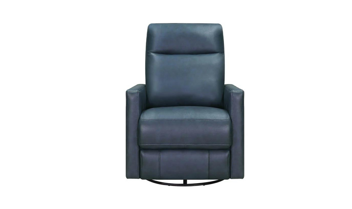 Ashby Manual Swivel Rocker Leather Recliner Chair