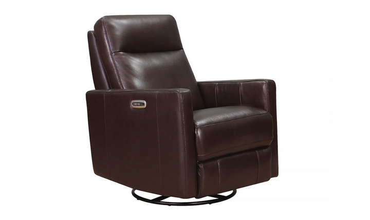 Ashby Power Swivel Leather Recliner Chair