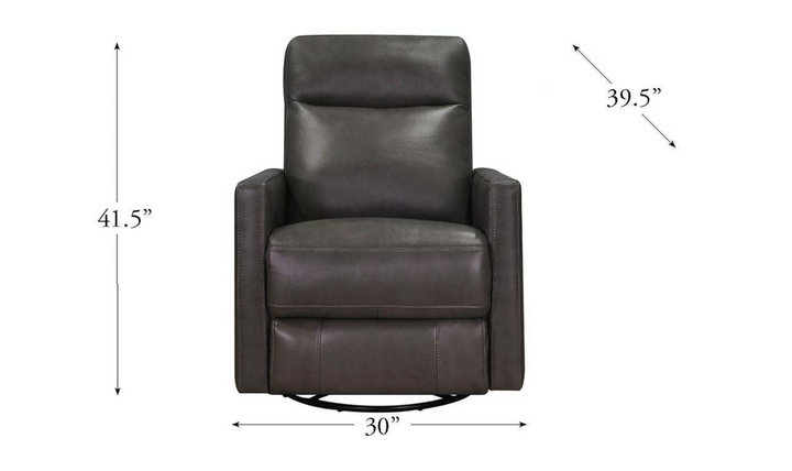 Ashby Power Swivel Leather Recliner Chair