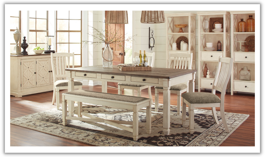 Ashley Bolanburg Rectangular Dining Set-Leahyco