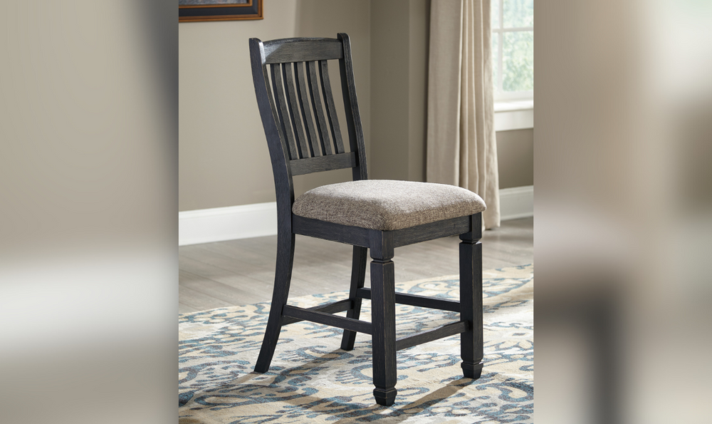 Ashley Bolanburg Upholstered Counter Height Barstool (2/CN)-Leahyco