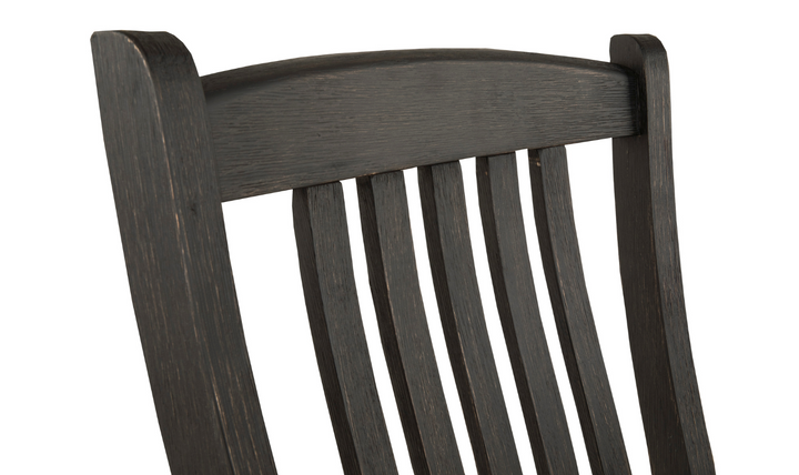 Ashley Bolanburg Upholstered Dining Side Chair in Textured Black Finish-Leahyco 