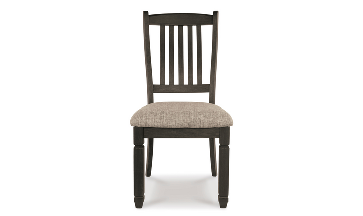 Ashley Bolanburg Upholstered Dining Side Chair in Textured Black Finish-Leahyco 