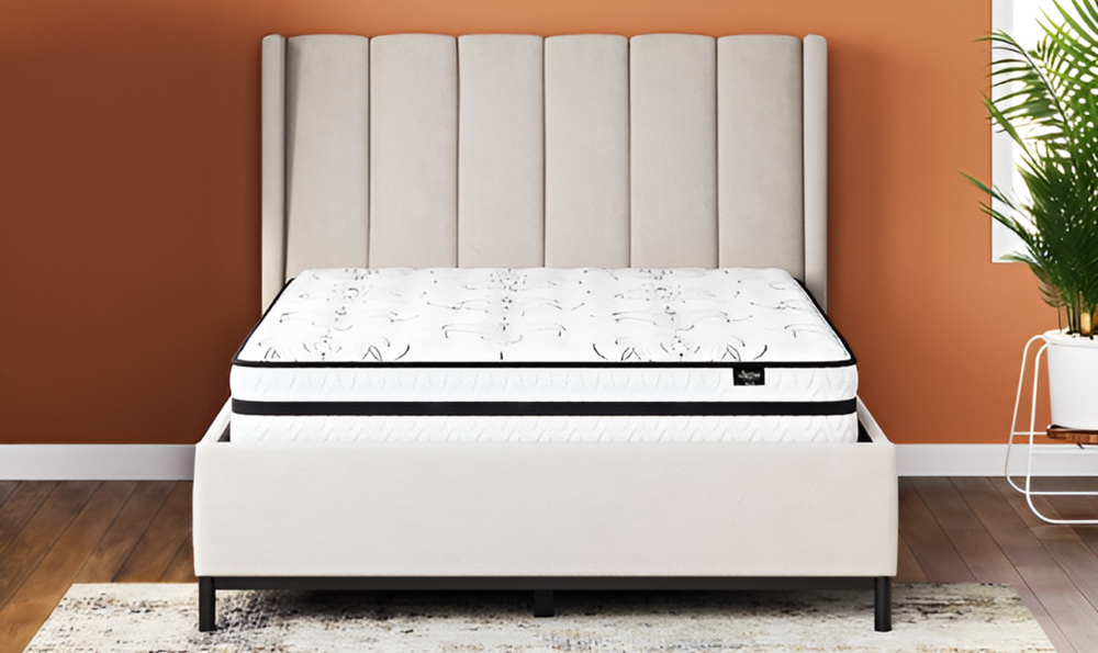 Ashley Chime Plush Hybrid Mattress in White-Leahyco