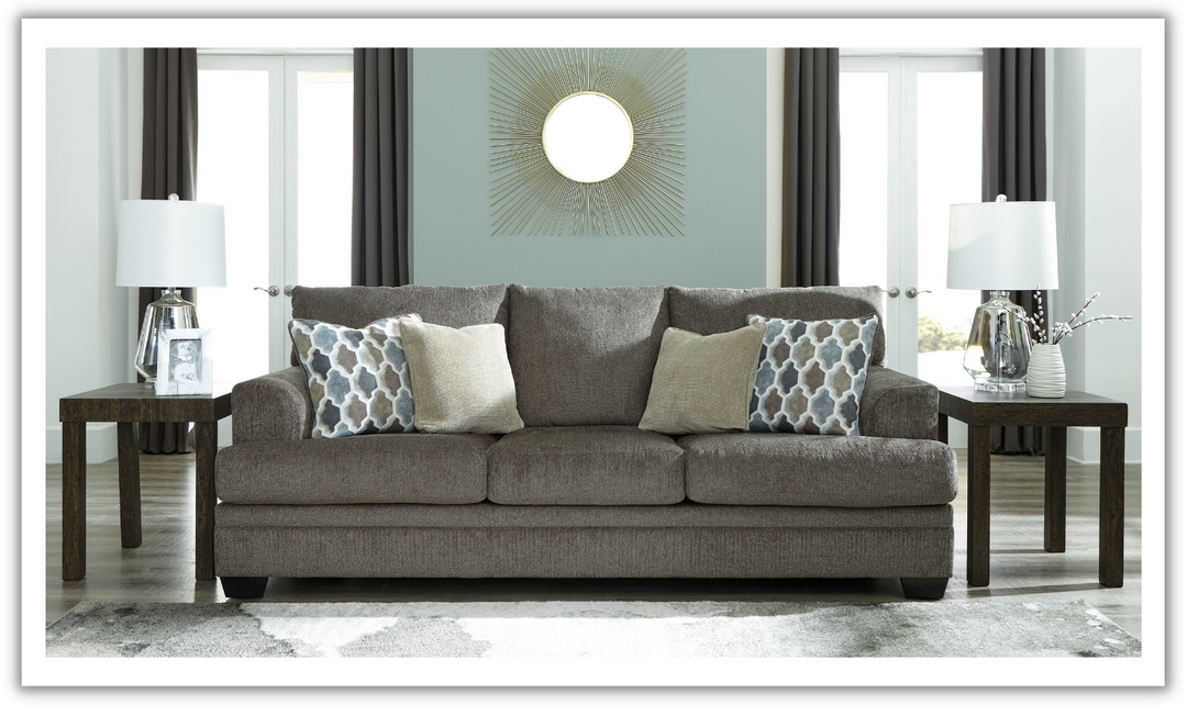 Ashley  Dorsten 3-Seater Fabric Queen Sleeper Sofa in Gray-Leahyco