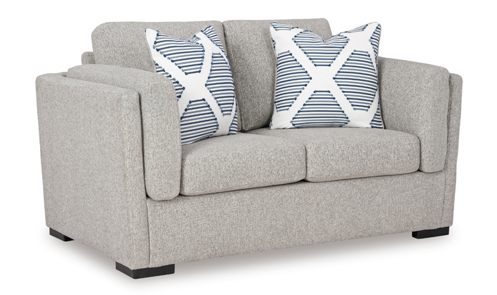 Ashley Evansley Fabric Loveseat With Reversible Cushions-Leahyco