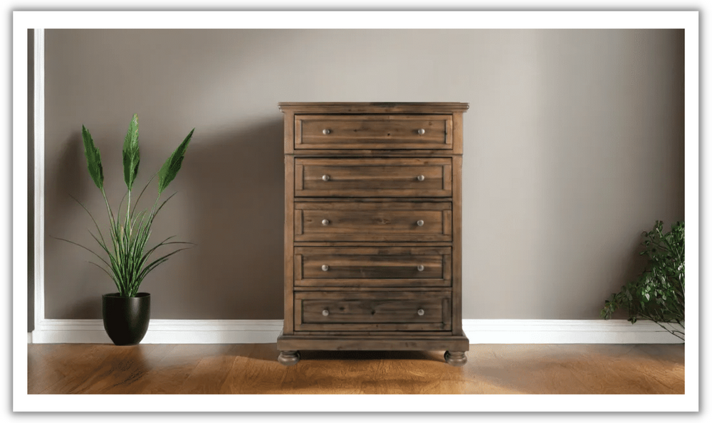 Ashley  Robbinsdale 5 Drawers Wooden Chest-Leahyco